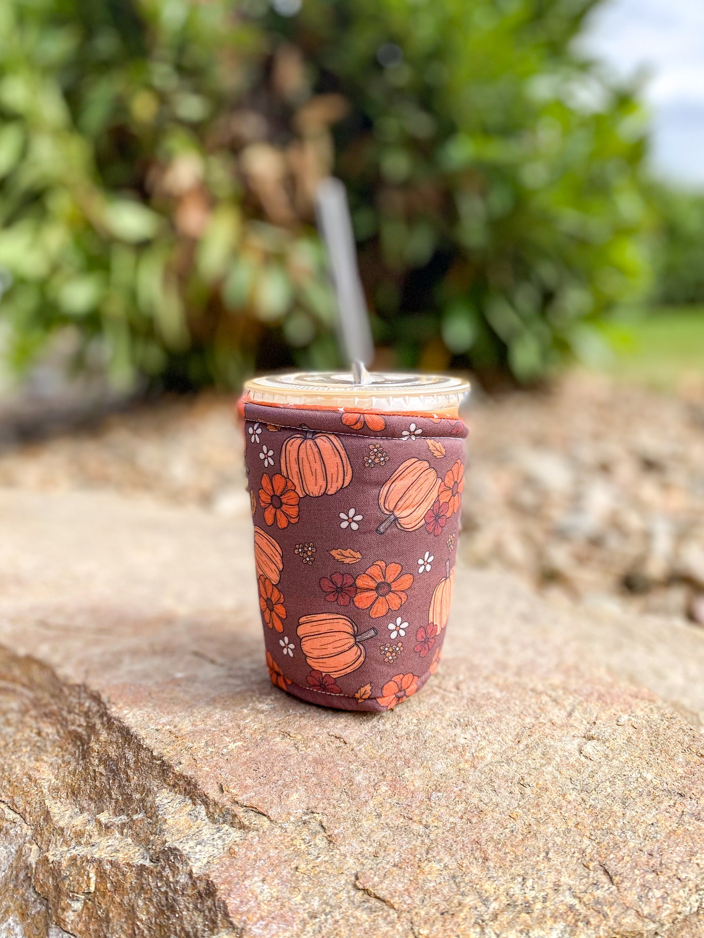 Fall Pumpkin Coffee Coozie