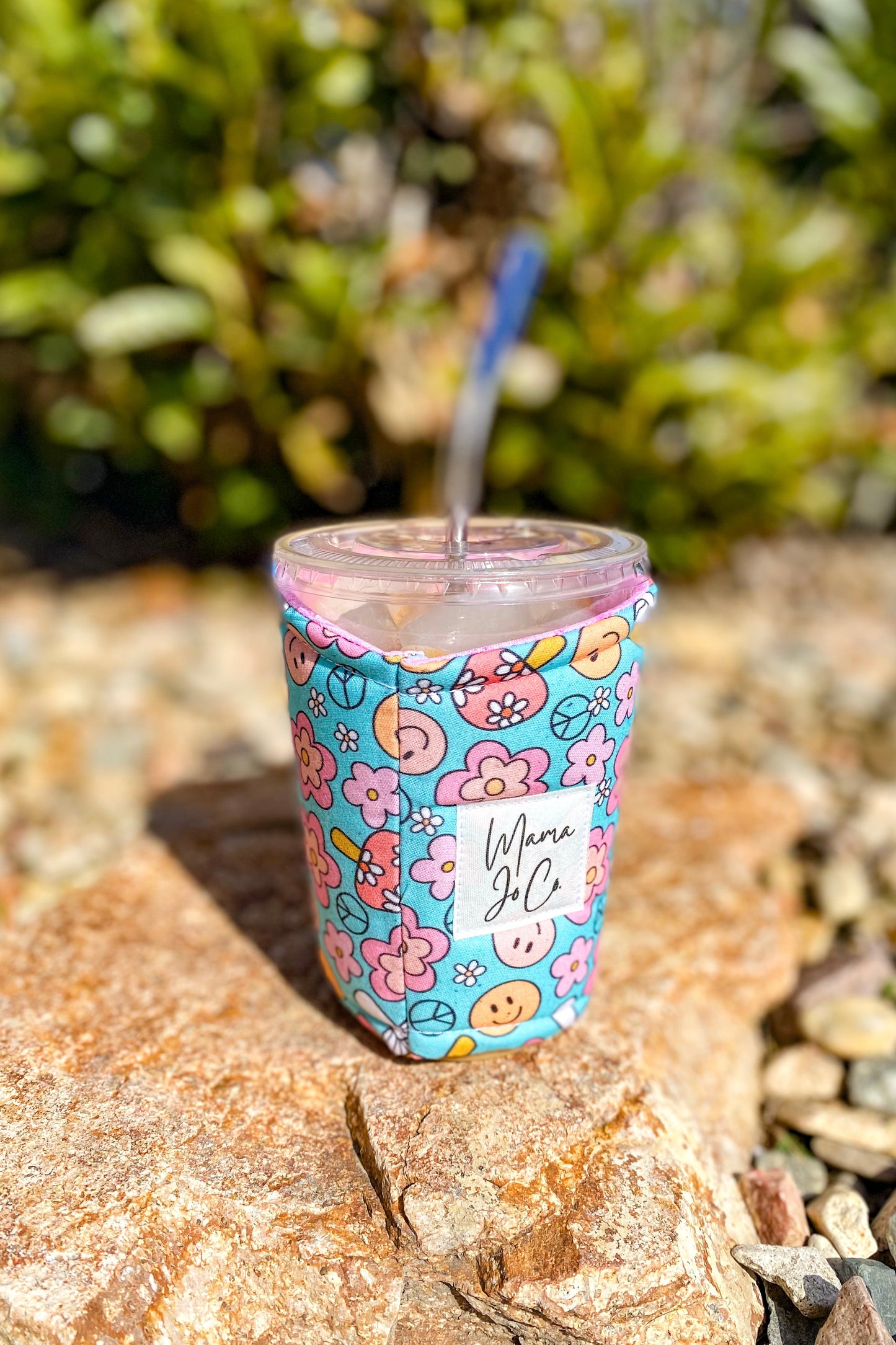 Spring Mushroom Coffee Coozie