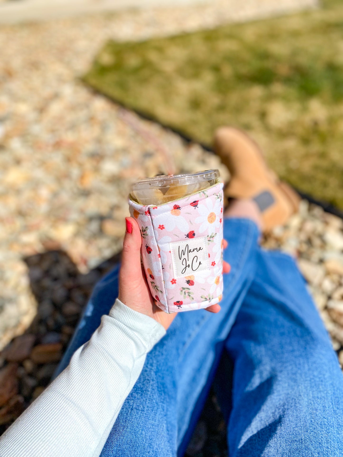 Lady Bug Coffee Coozie