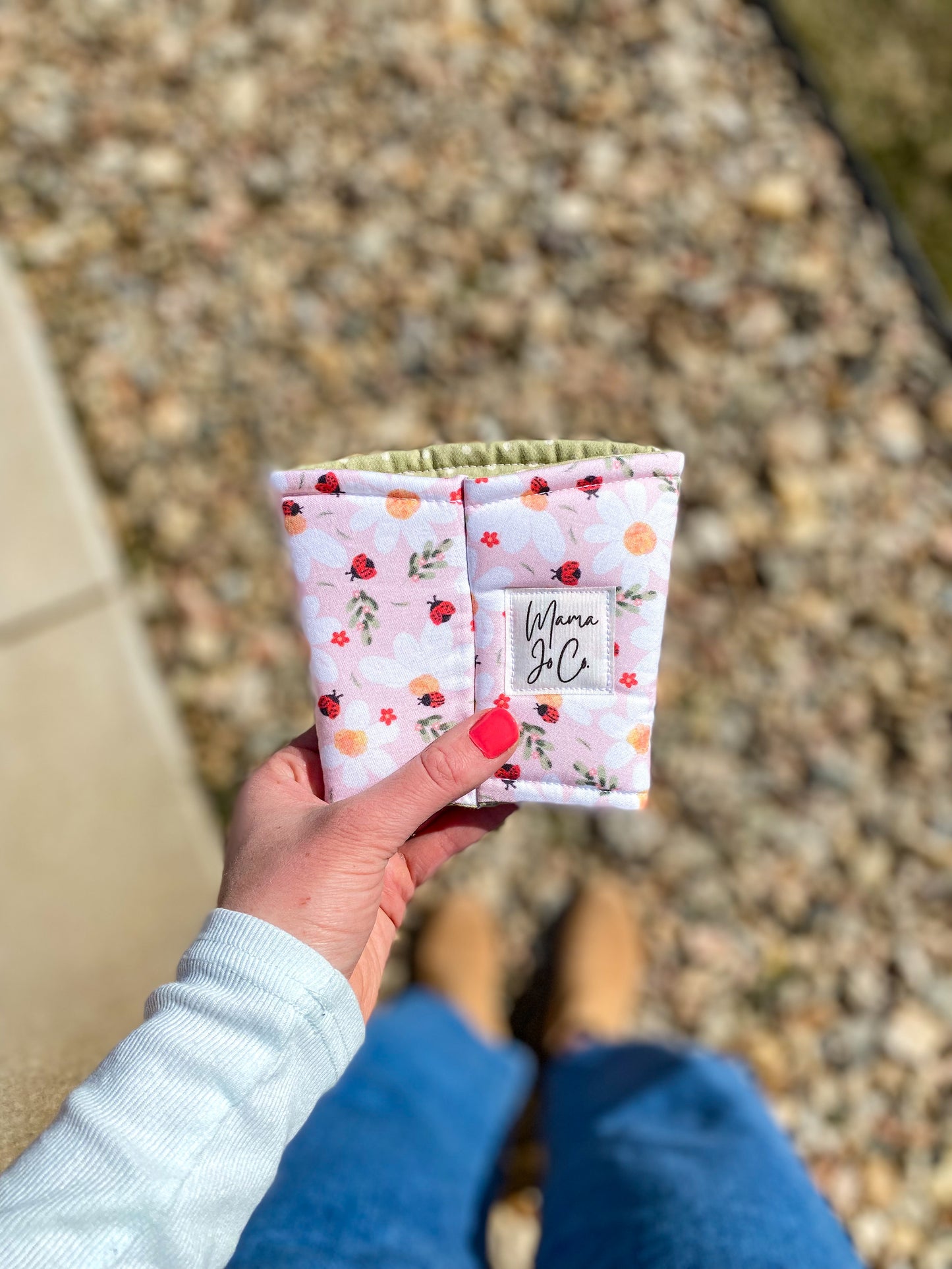 Lady Bug Coffee Coozie