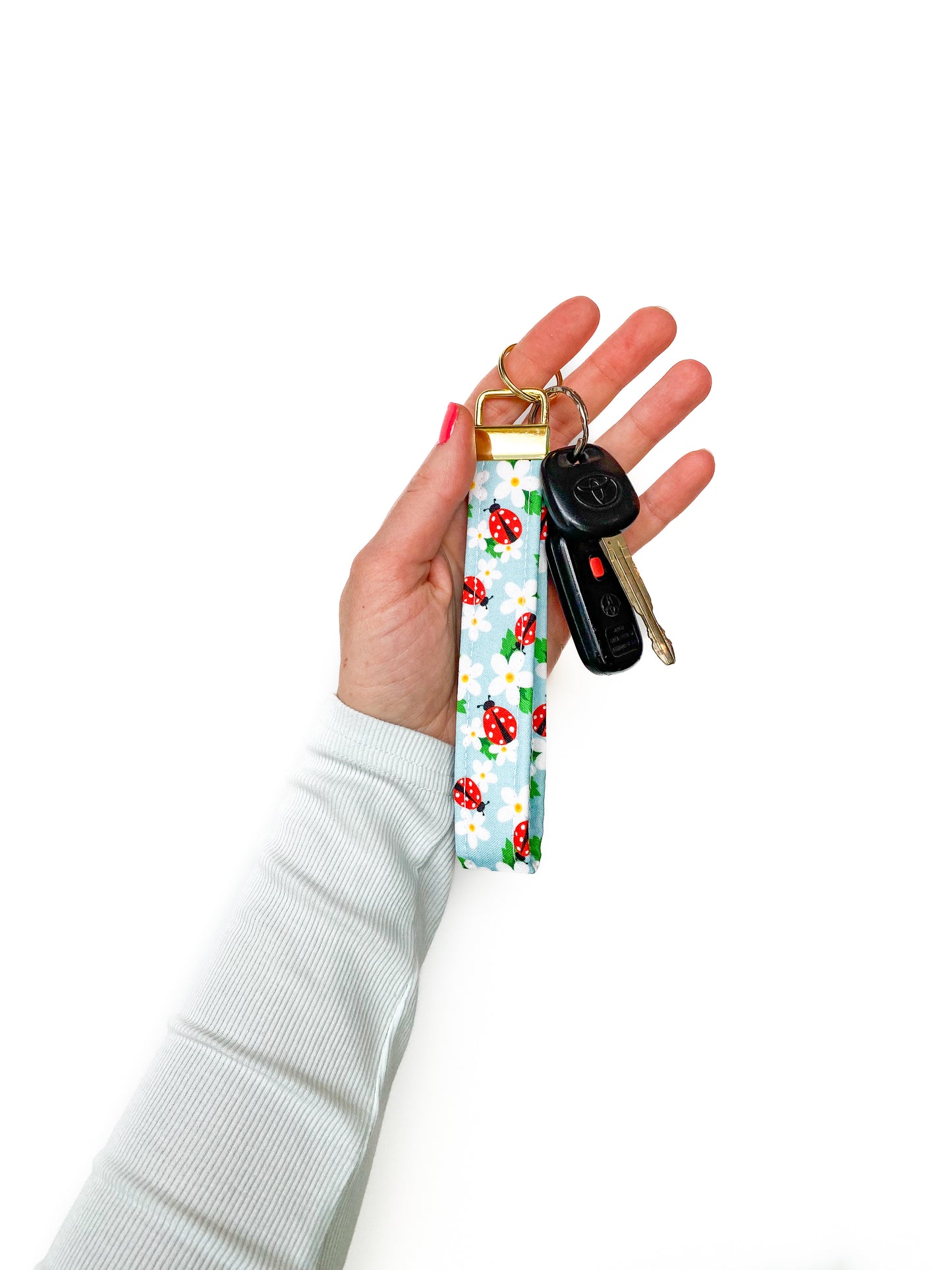 Ladybug Wristlet Keychain