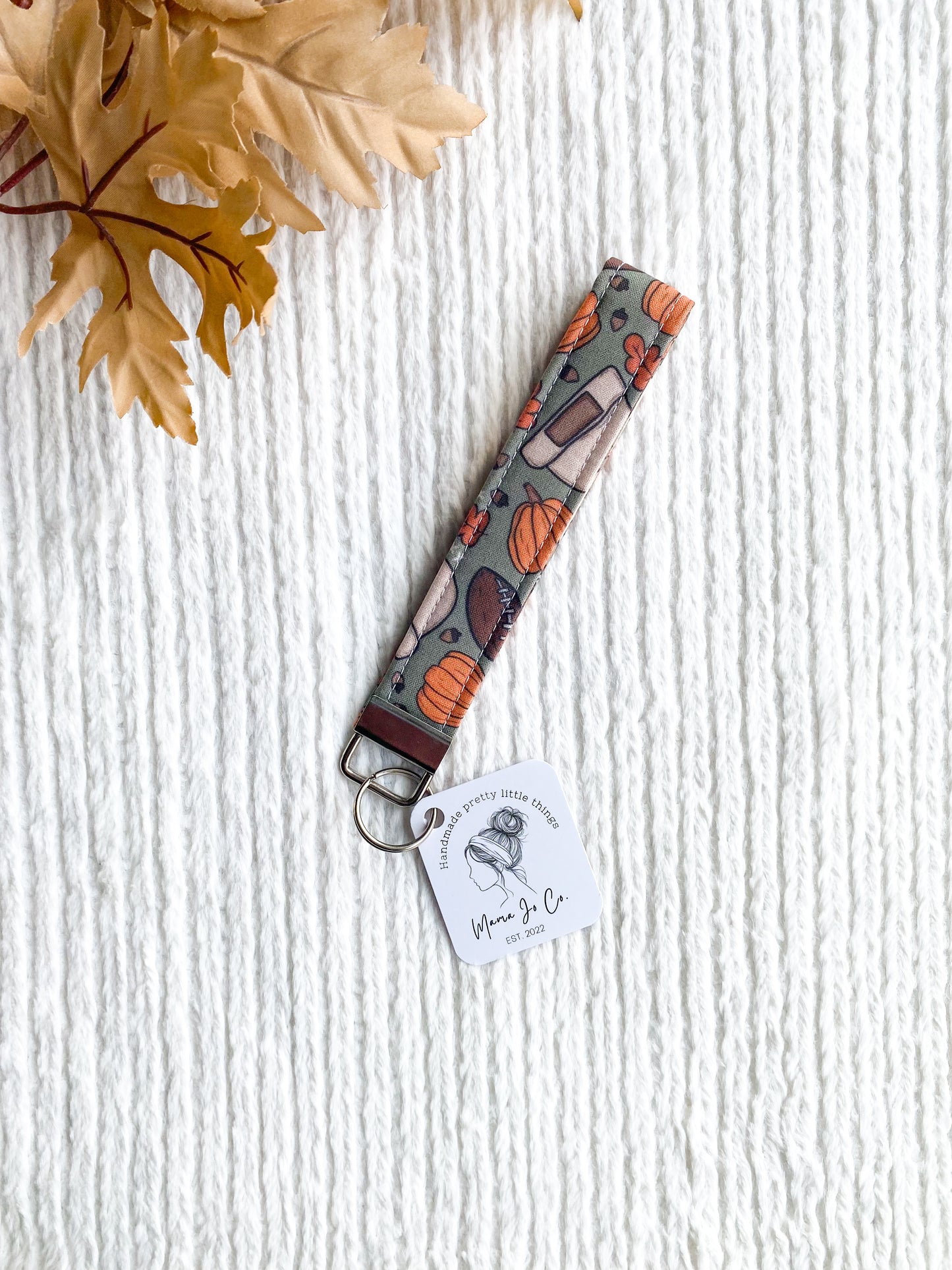 Fall Football Keychain