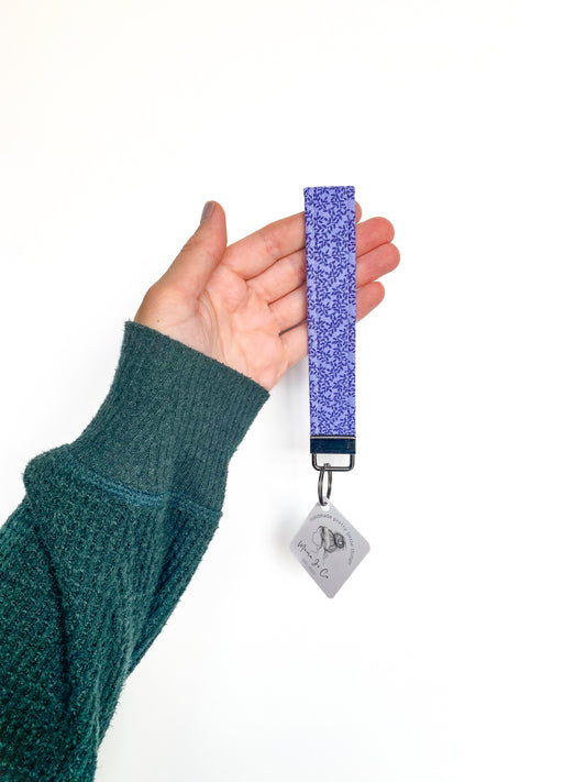 Purple Vines Keychain
